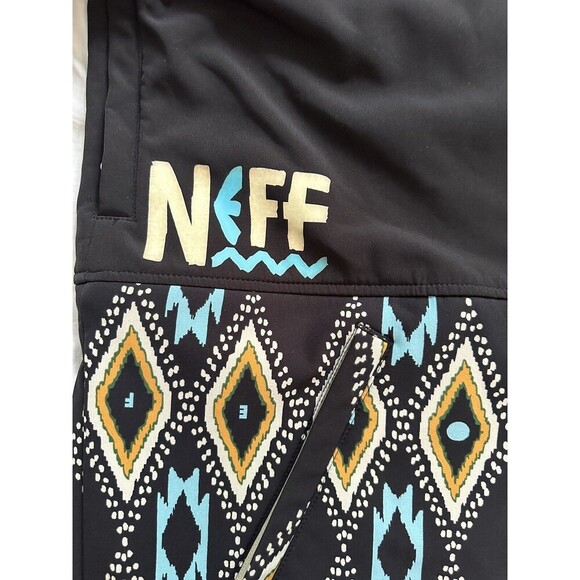 Neff Mens Tribal Softshell Jacket Extra Large Black - Picture 6 of 10